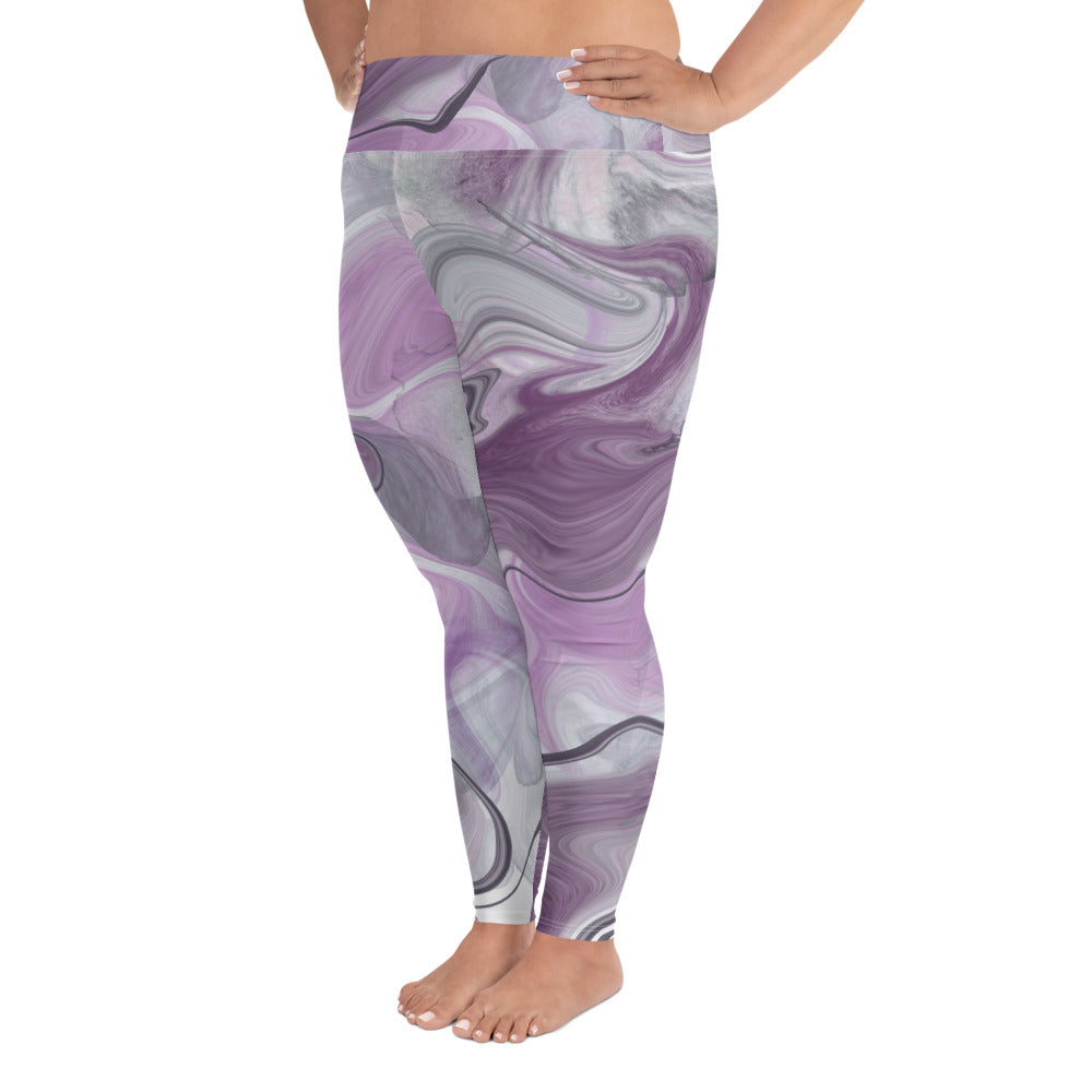 empQwer All-Over Print Plus Size Leggings
