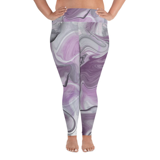 empQwer All-Over Print Plus Size Leggings