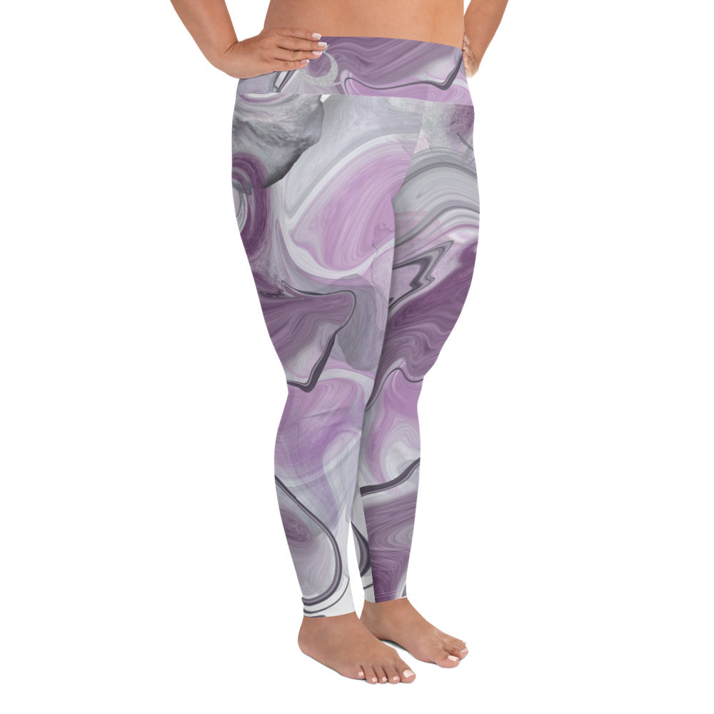 empQwer All-Over Print Plus Size Leggings